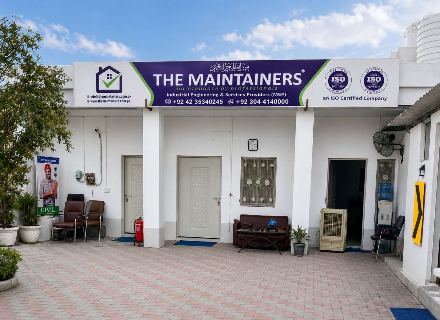 The Maintainers office and facility